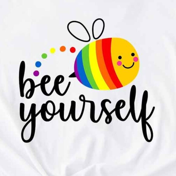 Bee Yourself Shirt, Bee Yourself LGBTQ Shirt, Pride Month Shirt, Pride Shirt - Picture 2 of 4
